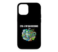 Data Analyst Funny Ctrl Z My Bad Decisions Coque pour iPhone 12/12 Pro