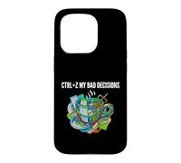 Data Analyst Funny Ctrl Z My Bad Decisions Coque pour iPhone 15 Pro
