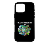 Data Analyst Funny Ctrl Z My Bad Decisions Coque pour iPhone 16 Pro Max