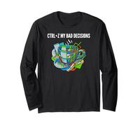 Data Analyst Funny Ctrl Z My Bad Decisions Manche Longue