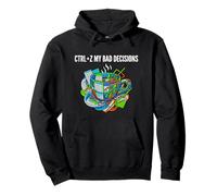 Data Analyst Funny Ctrl Z My Bad Decisions Sweat à Capuche