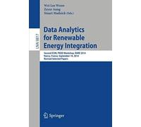 Data Analytics For Renewable Energy Integration