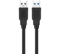 Ewent Câble USB 3.0 Type A mâle vers Type A mâle Transfert SuperSpeed Noir 1,0 m
