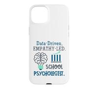 Data-Driven Empathy-LED School Psychologist Brain Graphic Coque pour iPhone 15 Plus