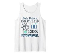 Data-Driven Empathy-LED School Psychologist Brain Graphic Débardeur