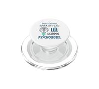 Data-Driven Empathy-LED School Psychologist Brain Graphic PopSockets PopGrip pour MagSafe