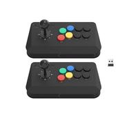 Data Frog Manette de Jeu de Combat Sans Fil Y3AMAX-BK2PA, Compatible avec PC, Android, IOS et pour Linux