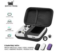 Data Frog-Sac de protection pour R36S, sacs de jeu vidéo rétro, étui OligCover pour RG35XX, R35S, ata Yoo Mini Plus Fondé Silver