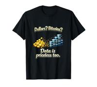 Data is Priceless Design rétro Data Science Coins Design T-Shirt