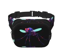 Data Mosquito Virus Sac banane multifonction imprimé sac banane unisexe tendance sac de rangement de sport de voyage