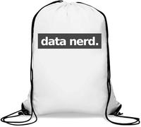 Data Nerd Statistiques Math Logo Sac de gym décontracté Sac à cordon Blanc