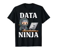 Data Ninja Data Scientist Coding Analytics Statistiques T-Shirt Graphique avec Valeur