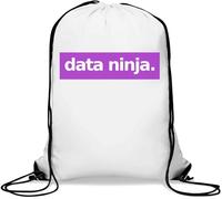 Data Ninja Math Statistics Sac de gym décontracté avec logo violet