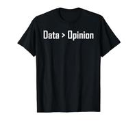 Data > Opinion T-Shirt Graphique avec Valeur