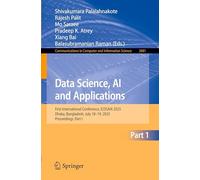 Data Science, AI and Applications: First International Conference, ICDSAIA 2025, Dhaka, Bangladesh, July 18-19, 2025, Proceedings, Part I