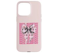 Data Scientist Science Graph Girl Coquette Bow Rose Coque pour iPhone 15 Pro Max