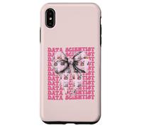 Data Scientist Science Graph Girl Coquette Bow Rose Coque pour iPhone XS Max