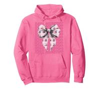 Data Scientist Science Graph Girl Coquette Bow Rose Sweat à Capuche