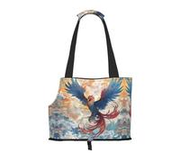 Data Stream Phoenix Sac à bandoulière pour animal domestique Design pliable Petit sac de voyage pour chat et chien