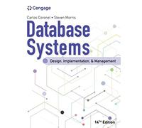 Database Systems: Design, Implementation, & Management
