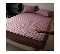 DataBaste Drap Housse，Housse de Matelas，Grand Bonnet ，3 Pièces ，avec Élastique Tout Autour，Comprend 2 Taies d'oreiller，pour Matelas Épais(Pink,120 * 200cm/47.2 * 78.7in)
