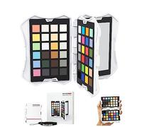 Datacolor Spyder Checkr Photo, pour des Couleurs précises et constantes, Outil Portable de référence Couleur proposant 62 vignettes de Couleur, Carte de Correction des Couleurs pour la Photographie