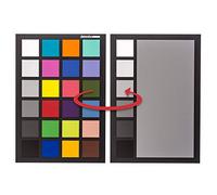 Datacolor SpyderCheckr24 - Carte couleur pour le calibrage des caméras avec 24 patchs couleur, Noir