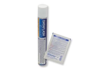 Dataflash DF1210 Stylo effaçable d'étiquettes 15 ml - Dissout facilement les étiquettes en papier - Décapsuleur d'étiquettes pratique et maniable - Avec 1 flacon DEWEPRO SingleScrubs