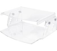 Dataflex Addit Rehausseur de moniteur - Réglable 550 - 15 kg - 107 - 130 mm - Transparent Dataflex
