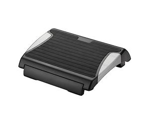 Dataflex Addit Repose-Pieds - Réglable 513 Noir, Réglable Pour un Confort Optimal et un Soutien du Dos - 4 Positions, Hauteur et Angle Réglables, Pouf au Design Élégant