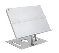 Dataflex Addit Support Documents - réglable, Solution ergonomique pour les documents jusqu'au format A3, hauteur, profondeur et angle réglables, règle magnétique incluse, en acier