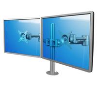DATAFLEX Bras à fixer / pincer Viewmate 52632 - 2 écrans