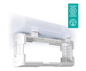 Dataflex Katame CPU Holder Small - Support d'ordinateur - montable sous bureau - blanc, RAL 9010