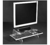 Dataflex - support pour moniteur TFT-/LCD et clavier, hauteur fixe, acrylique G