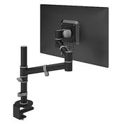 Dataflex Viewgo Bras Support Écran - Bureau 123 Noir, peu encombrant et ergonomique, bras pour moniteur avec pince et réglage statique de la hauteur, acier, compatible VESA, max. 8kg, convient pour les moniteurs d'une hauteur maximale de 900 mm