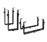 Dataflex Viewgo desk 183 - Crochets de montage - montable sous bureau - noir