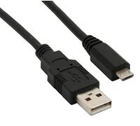 Digitus Câble USB USB 2.0 USB-A mâle, USB-Micro-B mâle 1.80 m noir AK-300110-018-S