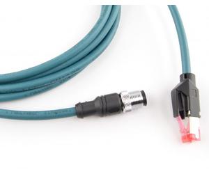 Datalogic CAB-ETH-M05 M12-IP67 câble de réseau Bleu 5 m