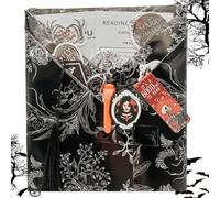 Date aveugle gothique avec livre, sorcière d'Halloween aveugle avec livre, horreur Halloween Blind Date avec livre, boîte cadeau pour Halloween, amateurs de livres, sélection mystère (B)
