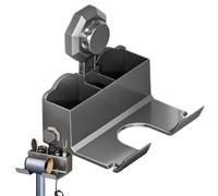 Date de sèche-cheveux, support de sèche-cheveux,Montage mural pour pipe pour tasse d'aspiration | Stands de frais, pour les outils de coiffure, systèmes de stockage de spa