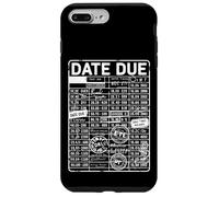 Date d'échéance de la bibliothèque - Date d'échéance du bibliothécaire Coque pour iPhone 7 Plus/8 Plus