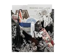Date gothique avec un livre, paquet de livre mystère pour les lecteurs de romance sombre et d'horreur, comprend des chaussettes confortables, ensemble cadeau parfait pour les amoureux de livres (D#)