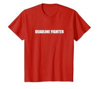 Date Limite Fighter T-Shirt, Enfant, Rouge, 6 Ans