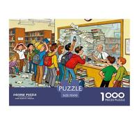 Date Limite pour Le Retour des Livres à la bibliothèque Puzzle en Bois Imperméable DIY Puzzles De 1000 Pièces pour Adultes Impossible De Décoration pour La Maison