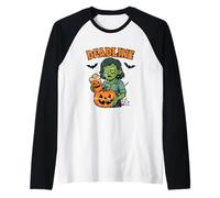 Date Limite Zombie Office Halloween Manche Raglan