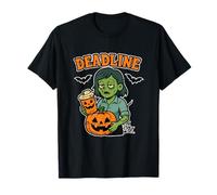 Date Limite Zombie Office Halloween T-Shirt