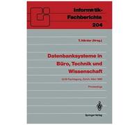 Datenbanksysteme In Büro, Technik Und Wissenschaft