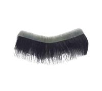 Dates Cheveux humains Ultra mince peau PU Base hommes toupet V Style frontal délié droit S'adapter étroitement(16x2cm)