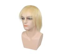 Dates Toupet de cheveux humains for hommes, unités système raides, postiche respirante en dentelle complète for S'adapter étroitement