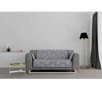 Datex “Glamour” Housse de canapé antidérapante, Bleu foncé, 2 Places maxy